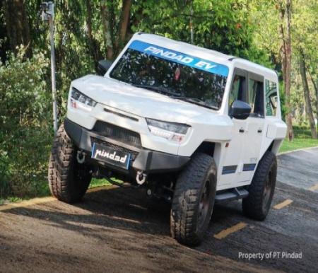 Morino EV, prototipe mobil listrik buatan PT Pindad.(foto: detik.com)