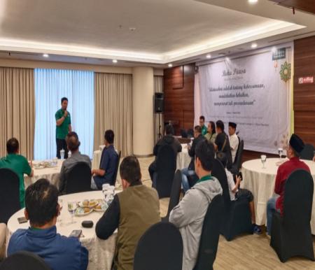 Tanoto Foundation berbuka puasa bersama media di Hotel Swissbell SKA Pekanbaru (foto/budy)