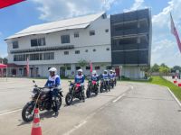 40 Bikers Honda terbaik unjuk kemampuan berkendara di Safety Riding Regional Competition 2026 (foto/ist)
