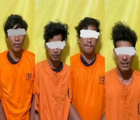 Empat Warga Kerumutan Diciduk Polisi, Curi Sawit Perusahaan di Pelalawan