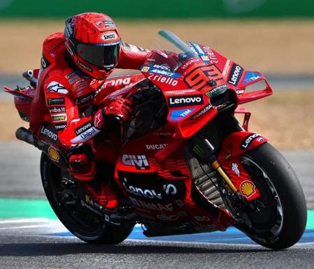 Hasil MotoGP Belanda 2025: Marc Marquez Pimpin Balapan Hingga Lap ke-10