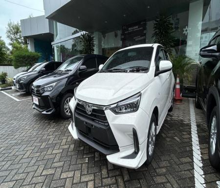 Toyota Agya Stylix di Agung Toyota cabang Harapan Raya, Pekanbaru, Foto budy