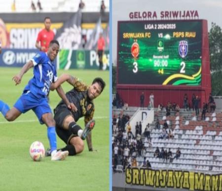 PSPS Pekanbaru kalah di markas Sriwijaya FC (foto/int)