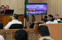 Plt Gubernur Riau, SF Hariyanto dihadirkan sebagai saksi dalam sidang Gubri nonaktif Abdul Wahid.(foto: int)