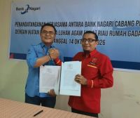 IKLA-RGS dan Bank Nagari teken MoU penerbitan KTA digital.