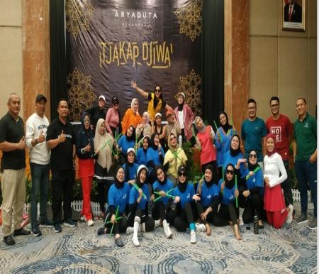 Aryaduta Hotels Pekanbaru kampanyekan Tjakap Djiwa konsep staycation dengan perjalanan kesehatan (foto/riki)