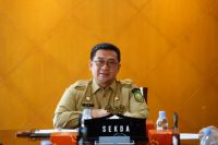 Ketua Panitia Seleksi, Syahrial Abdi umumkan seleksi direksi BRK Syariah diperpanjang (foto/ist)