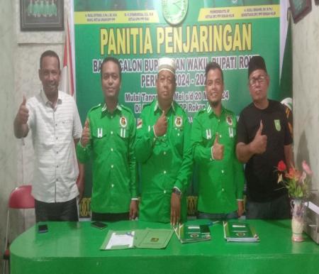 PPP Rohil tutup pendaftaran calon bupati dan Wabub untuk Pilkada 2024 (foto/Afrizal)