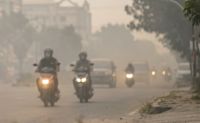 Kabut asap selimuti Kota Pekanbaru.(ilustrasi/int)