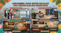 Rekomendasi empat hotel estetik dan ramah kantong di bawah Rp500 ribu di Pekanbaru untuk staycation nyaman dan aman dari kabut asap luar.(ilustrasi/AI/halloriau.com)