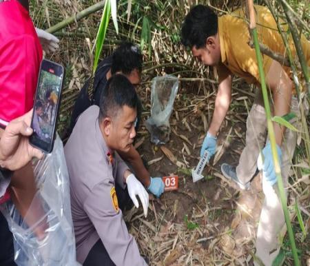 Polres Inhu selidiki identitas tengkorak manusia ditemukan di kebun sawit (foto/ist)