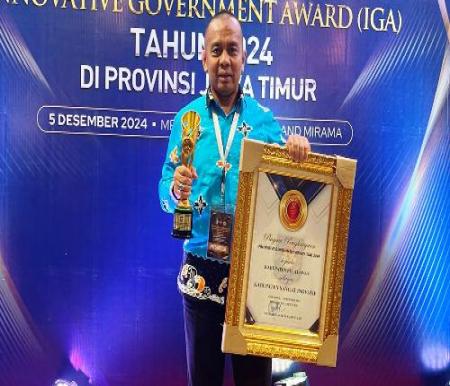 Pemkab Pelalawan kembali raih IGA Award 2024 dari Kemendagri.(foto: andi/halloriau.com)