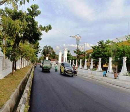 Pemprov Riau lakukan pelebaran Jalan Diponegoro dan Thamrin Pekanbaru.(foto: tribunpekanbaru.com)