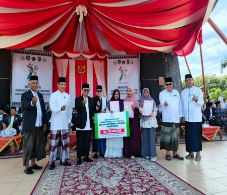 Baznas Riau launching Program Bantuan Tebus Ijazah bagi siswa tingkat SMA sederajat (foto/Yuni)