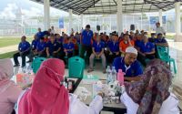 Warga binaan Lapas Bagansiapiapi jalani pemeriksaan kesehatan.(foto: afrizal/halloriau.com)