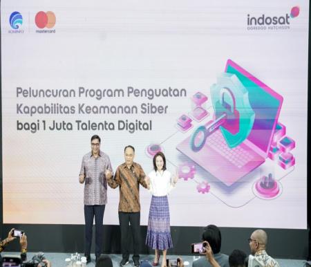 Kominfo bermitra dengan Indosat Ooredoo Hutchison dan Mastercard (foto/ist)