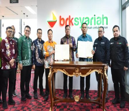 Dorong Pembangunan Daerah, BRK Syariah dan Pemkab Kuansing Sepakati Kerja Sama Perbankan