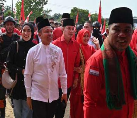 Abdul Wahid saat berkunjung ke Pelalawan.(foto: sri/halloriau.com)