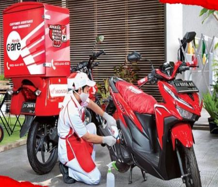 Motor mogok di jalan, Honda Care solusinya (foto/ist)