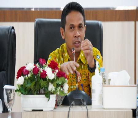 Ketua Divisi Perencanaan, Data dan Informasi KPU Riau, Abdul Rahman.(foto: mcr)