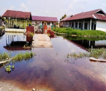 Banjir di Rohil.(foto: int)