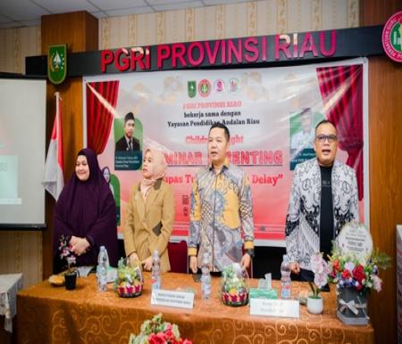 Seminar PGRI Riau dan Children’s Light Kupas Tuntas Penanganan  Speech Delay